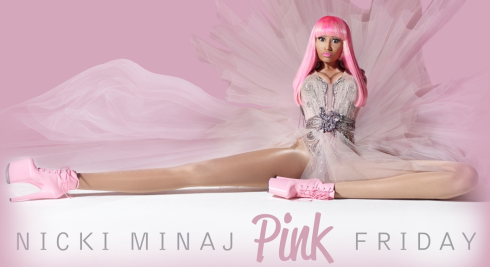 nicki minaj pink friday album cover dress. cool Nicki Minaj album art